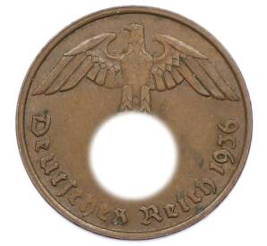 2 рейхспфеннига 1936 года D Германия — Фото №1