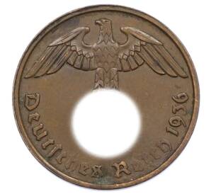 2 рейхспфеннига 1936 года D Германия — Фото №1