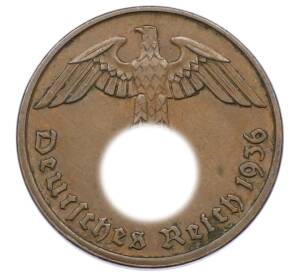 2 рейхспфеннига 1936 года D Германия — Фото №1