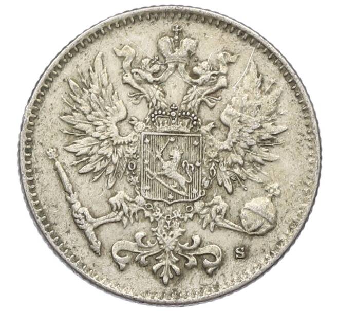 Монета 50 пенни 1916 года Русская Финляндия (Артикул: K10-5231) — Фото №2