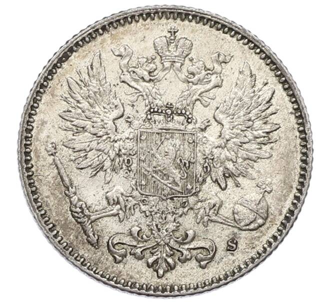 Монета 50 пенни 1916 года Русская Финляндия (Артикул: K10-5233) — Фото №2