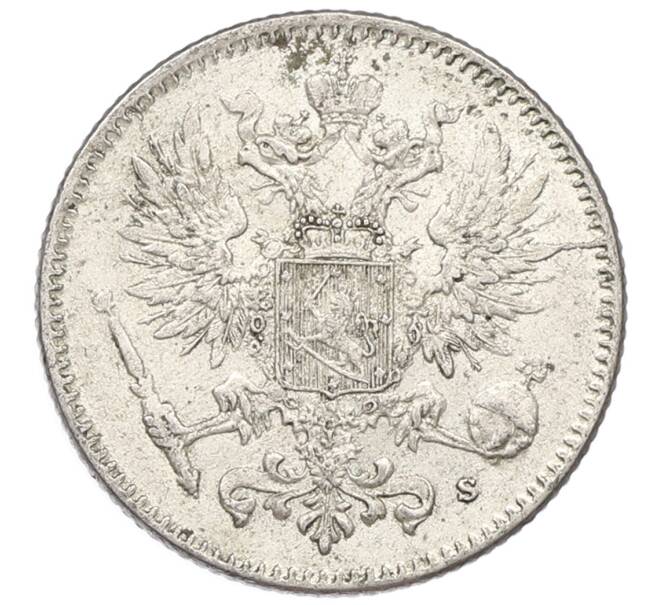 Монета 50 пенни 1916 года Русская Финляндия (Артикул: K10-5241) — Фото №2