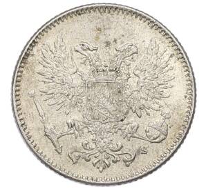 50 пенни 1917 года Русская Финляндия — Орел без корон (Временное правительство) — Фото №2