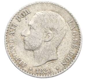 50 сентимо 1880 года Испания — Фото №1