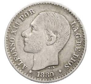 50 сентимо 1880 года Испания — Фото №1