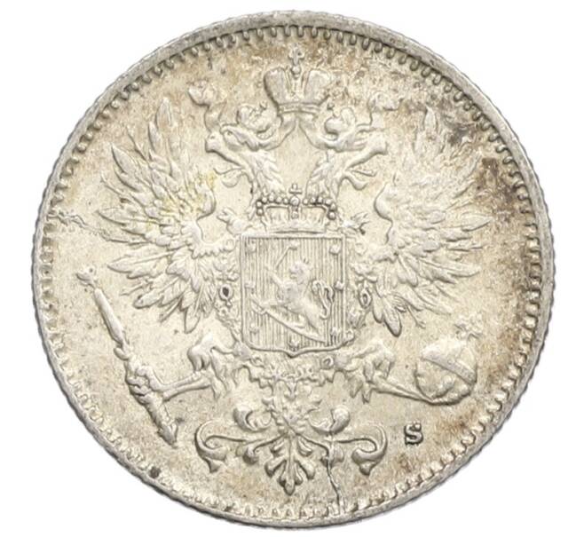 Монета 50 пенни 1916 года Русская Финляндия (Артикул: K10-5305) — Фото №2