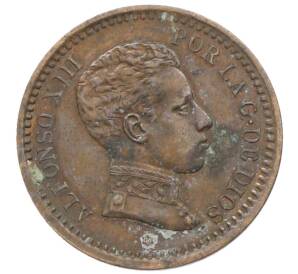 2 сентимо 1904 года Испания — Фото №1