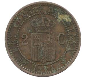 2 сентимо 1904 года Испания — Фото №2