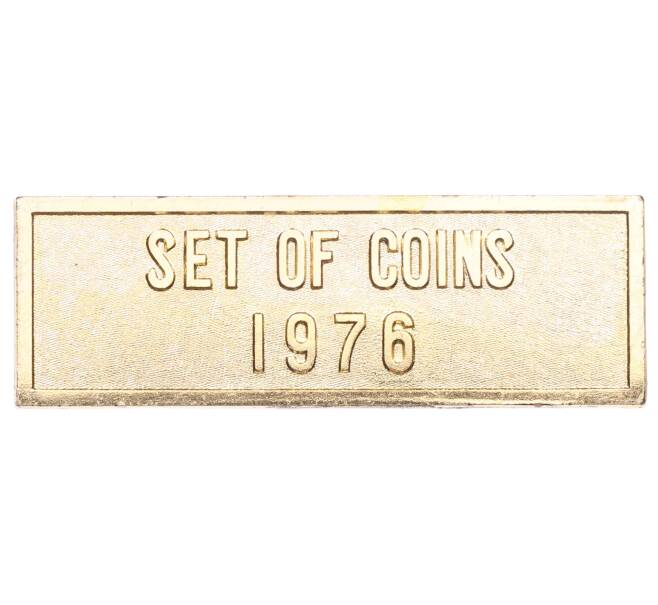 Шильдик из годового набора монет СССР 1976 года (Артикул: H1-0436) — Фото №1