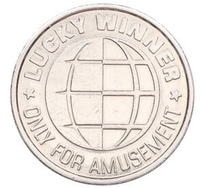 Игровой жетон «Lucky winner» США — Фото №1