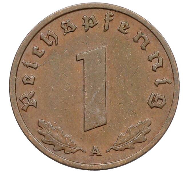 Монета 1 рейхспфенниг 1938 года A Германия (Артикул: K10-5372) — Фото №2