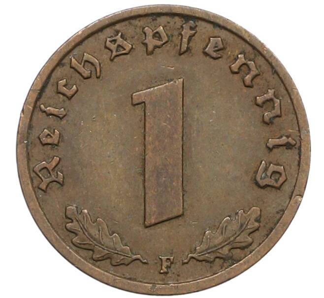 Монета 1 рейхспфенниг 1937 года F Германия (Артикул: K10-5375) — Фото №2