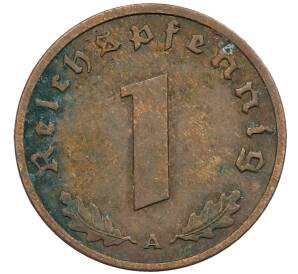 1 рейхспфенниг 1938 года A Германия — Фото №2