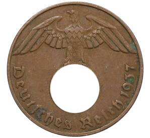 1 рейхспфенниг 1937 года E Германия — Фото №1