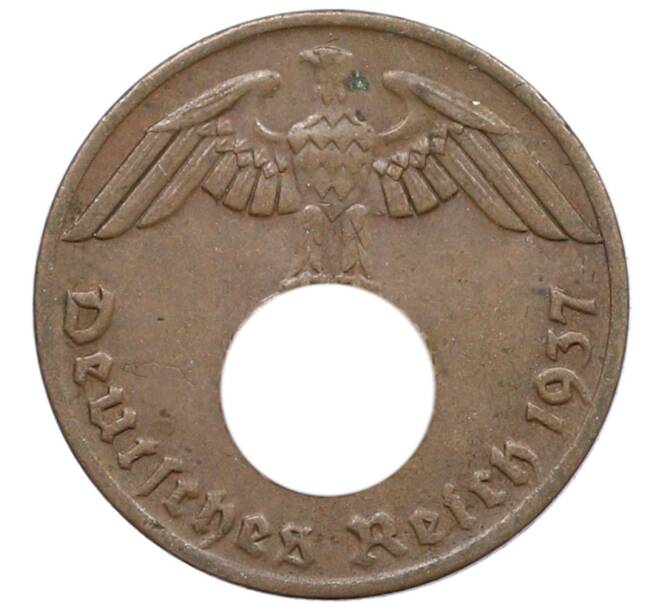 Монета 1 рейхспфенниг 1937 года A Германия (Артикул: K10-5378) — Фото №1