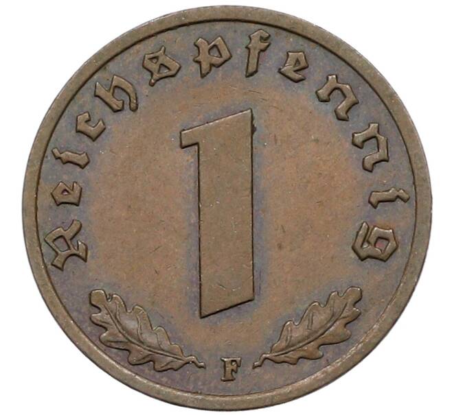 Монета 1 рейхспфенниг 1937 года F Германия (Артикул: K10-5379) — Фото №2