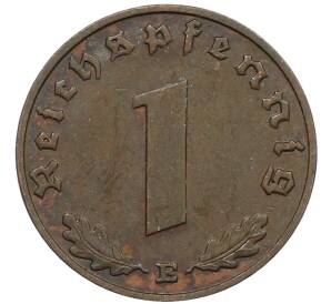 1 рейхспфенниг 1937 года E Германия — Фото №2