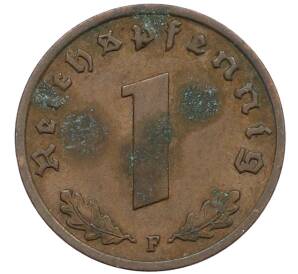 1 рейхспфенниг 1937 года F Германия — Фото №2