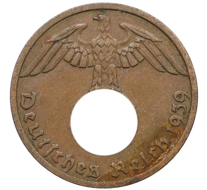 Монета 1 рейхспфенниг 1939 года A Германия (Артикул: K10-5382) — Фото №1