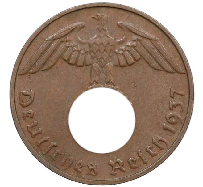 Монета 1 рейхспфенниг 1937 года D Германия (Артикул: K10-5384) — Фото №1