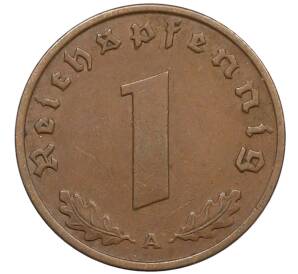 1 рейхспфенниг 1937 года A Германия — Фото №2