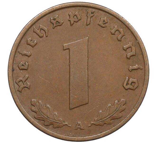 Монета 1 рейхспфенниг 1937 года A Германия (Артикул: K10-5385) — Фото №2