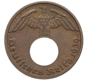 1 рейхспфенниг 1939 года D Германия — Фото №1