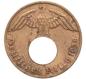 1 рейхспфенниг 1938 года E Германия — Фото №1