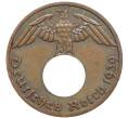 Монета 1 рейхспфенниг 1939 года F Германия (Артикул: K10-5389) — Фото №1