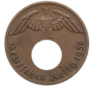 1 рейхспфенниг 1938 года A Германия — Фото №1