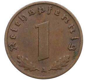 1 рейхспфенниг 1938 года A Германия — Фото №2