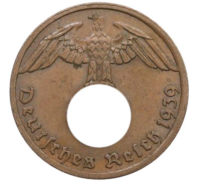 Монета 1 рейхспфенниг 1939 года A Германия (Артикул: K10-5392) — Фото №1