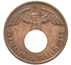 1 рейхспфенниг 1938 года A Германия — Фото №1