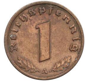 1 рейхспфенниг 1938 года A Германия — Фото №2