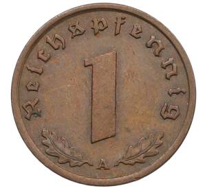 1 рейхспфенниг 1939 года A Германия