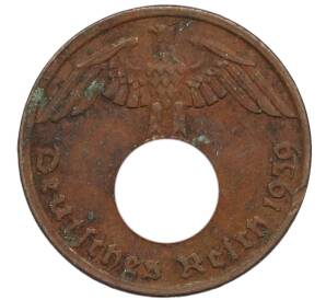 1 рейхспфенниг 1939 года G Германия — Фото №1