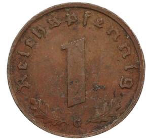 1 рейхспфенниг 1939 года G Германия — Фото №2