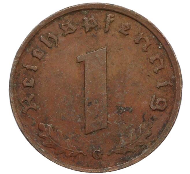 Монета 1 рейхспфенниг 1939 года G Германия (Артикул: K10-5397) — Фото №2