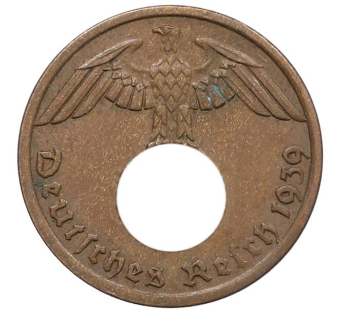 Монета 1 рейхспфенниг 1939 года A Германия (Артикул: K10-5400) — Фото №1