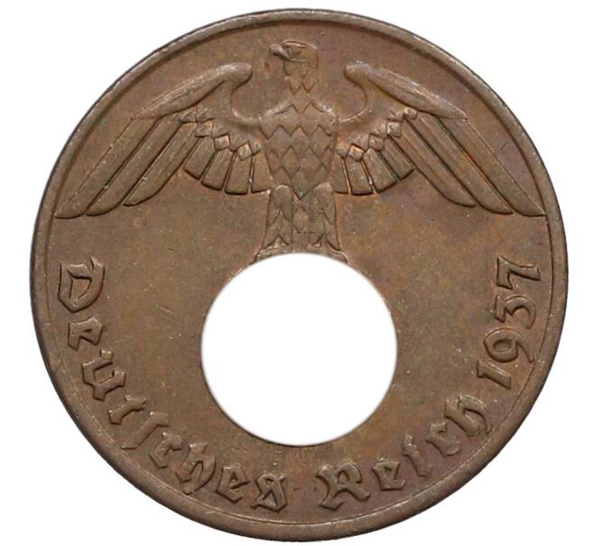 Монета 1 рейхспфенниг 1937 года A Германия (Артикул: K10-5405) — Фото №1