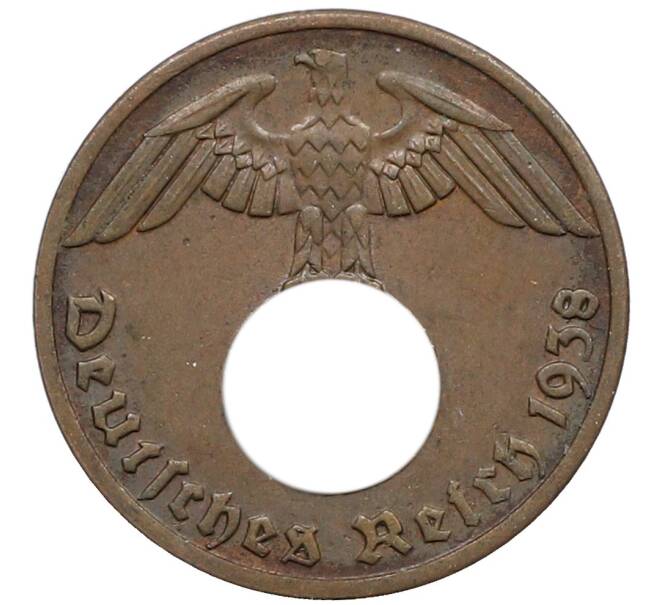 Монета 1 рейхспфенниг 1938 года A Германия (Артикул: K10-5406) — Фото №1