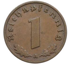 1 рейхспфенниг 1938 года A Германия — Фото №2