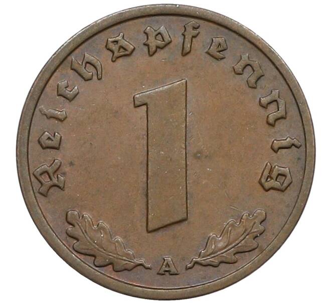 Монета 1 рейхспфенниг 1938 года A Германия (Артикул: K10-5406) — Фото №2