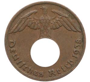 1 рейхспфенниг 1938 года G Германия — Фото №1