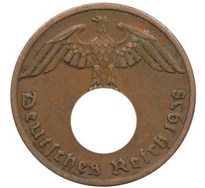 1 рейхспфенниг 1938 года A Германия — Фото №1