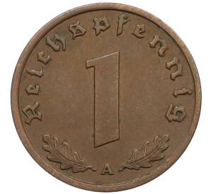 1 рейхспфенниг 1938 года A Германия — Фото №2