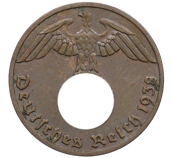 Монета 1 рейхспфенниг 1938 года E Германия (Артикул: K10-5410) — Фото №1
