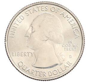 1/4 доллара (25 центов) 2017 года D США «Национальные парки — №39 Национальный монумент острова Эллис» — Фото №2