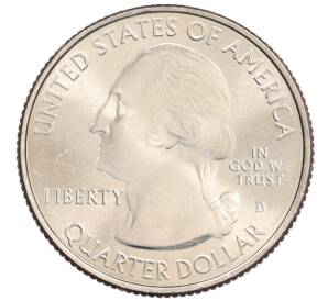 1/4 доллара (25 центов) 2014 года D США «Национальные парки — №21 Национальный парк Грейт-Смоки-Маунтинс» — Фото №2