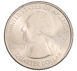 1/4 доллара (25 центов) 2017 года P США «Национальные парки — №39 Национальный монумент острова Эллис» — Фото №2